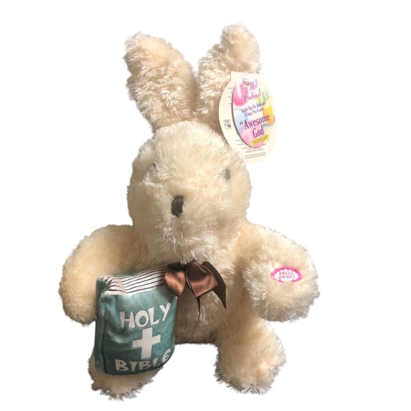 Dan Dee Collector’s Choice Easter Bunny Rabbit Bible Singing Awesome God VIDEO - Picture 6 of 17